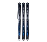 Uni Ball Azul con Tapa (UM-153S) Gel Impacto Bolígrafo Bolígrafos Punta de Bola Ancha 1mm Punta Punta 0.6mm Ancho de Línea Tinta (Paquete de 3)