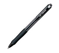 Uni-Ball Bolígrafo Rollerball Laknock SN-100 0,4 mm Negro – Tinta líquida, recargable (12 unidades)