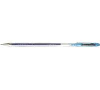 Uni-Ball Bolígrafo de tinta líquida Rollerball Signo Basicos UM-120 Azul claro 12 Unidades