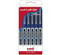 Uni-ball Estuche 6 roller Tinta líquida UB-150 azu
