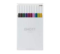 Uni-Ball Estuche Marcadores EMOTT PEM-SY No.3 0,4mm 10 colores surtidos