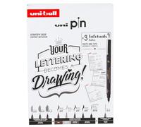 Uni-ball Estuche PIN de 8 piezas de marcadores calibrados 0,2 a 1,0mm Set Lettering Starter Kit - NO2