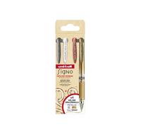 Uni-ball Estuche Rollerball Signo Broad UM-153 tinta gel 1,0 mm 4P colores surtidos