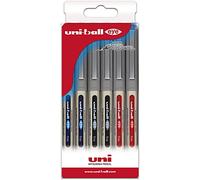Uni-ball Estuche Rollers tinta líquida UB-157 colores básicos 6 uds