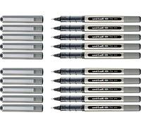 Uni-Ball Eye Fine UB157 - Bolígrafos de tinta, azul, 10er pack de