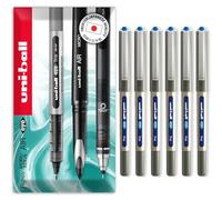 Uni-ball EYE UB-157 - Bolígrafo roller (punta de 0,7 mm, 6 unidades), color azul