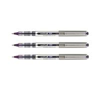 UNI-BALL EYE UB157 - Lote de 3 rollos de tinta líquida (punta media, 0,7 mm), color morado