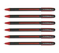 Uni-Ball Jetstream 101 SX101/10 - Rollo de tinta de gel (punta media, 1 mm, 3 unidades), color rojo