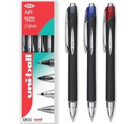 uni-ball Jetstream SXN-210 RT - Bolígrafos retráctiles de punta de 1,0 mm, en caja de regalo (paquete de 3, multicolor)