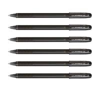 UNI-BALL Jetstream 101 SX101/10 - Lote de 3 rollos de tinta de gel (punta media, 1 mm), color negro