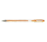 UNI-BALL Lot de 6 Rollers encre gel Signo UM120AC Pte Moy. 0,7mm Orange Pastel