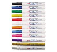 Rotulador permanente uni-ball paint px-21l blanco 12 unidades
