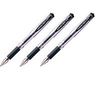 Uni-Ball Mitsubishi Lápiz Signo UM-153 Negro Ancha 1.0mm Punta Redonda Bolígrafo Gel UM153.24 [Paquete de 3]