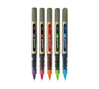 Uni-Ball Ojo UB-157 Fino Líquido Tinta Bolígrafo - Tropical Set - Paquete de 5