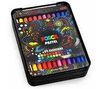 Uni POSCA Pastel Profesional Colorante Pastel - KPA-100 - Set De Regalo De 24