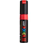 Faber-Castell uni-ball 182677 - Marcador POSCA con punta de cuña ancha, rojo neón