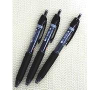 Uni-ball Power Tank Point Retractable & Fine Ball Point Pen Rubber Grip tipo de 0,7 mm Black ink-value Set of 3 by Uni