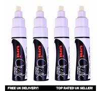 Uni-Ball PWE-8K Grande Tiza Rotulador Rotuladores - Pizarra Blanco - Set De 4