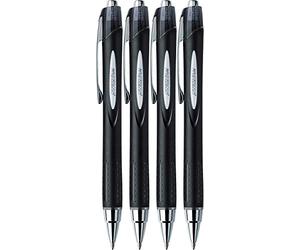 Uni-Ball Roller de Tinta Jetstream RT, SXN-210 de 210, Negro, 4 Unidades