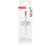 Uni-ball Rollerball tinta gel One 0,7 mm Estuche 5 colores NEON