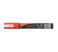uni-ball Rotuladores de tiza líquida PWE-5M Naranja (6 Piezas)