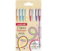 Uni-Ball Set Rollers tinta gel Signo Angelic Colours UM-120 0,8mm 8 uds