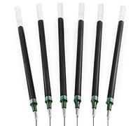 Uni-Ball Signo UM-153 - Recambios para bolígrafo, punta de 1,0 mm, tinta de gel, color negro, paquete de 6 recambios