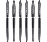 Uni-Ball Signo UM-170 Gelstick Gel Rollerball Pen - Punta de 0,7 mm - Tinta negra - Paquete de 6