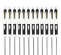 uni-ball SN-220 Power Tank - Bolígrafo retráctil de 1,0 mm, barril blanco, tinta negra, paquete de 12