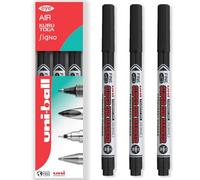 uni-ball Super Ink Marker PNA-125 - Rotulador permanente, tinta negra, en embalaje, ideal para CD, lavandería, tela, vidrio, plástico, metal, etc. (paquete de 3)