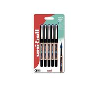 uni-ball UB-150-10 Ojo Broad Rollerball 5pc Blister Azul Plástico Libre Embalaje