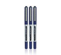 Uni-Ball UB-150 Eye Micro - Pack de 3 bolígrafos, 0.5 mm, color azul