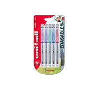 Uni-Ball UF-220 Signo TSI - Pack de 5 bolígrafos, punta mediana, multicolor