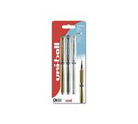 Uni-Ball UM-153 Signo Metallic Rollerball - Bolígrafos de gel para colorear, punta ancha de 1,0 mm, para manualidades y manualidades para niños y adultos, resistente a la decoloración y al agua, tinta