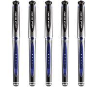 Uni-Ball UM-153S Gel Impact - Bolígrafos de punta de 1 mm, ancho de línea de 0,6 mm, tinta azul, paquete de 5