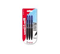 Uni-Ball UMN-307 Signo - Pack de 3 bolígrafos de tinta gel, color azul