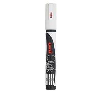 Uni blanco PWE-5 M tiza líquida rotulador pizarra pizarra pizarra no permanente (Pack de 1)