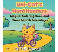 Uni-Cat's Word Wonders: Magical Coloring Book and Word Search Adventure