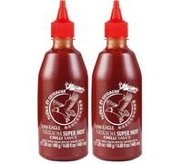 UNI-EAGLE Chilisauce, Sriracha sehr scharf, 490 g / 440 ml (Paquete de 2)