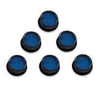 Uni Filter UFV-6 - Ventilación de aire filtrada de espuma, negro, 1 pulgada