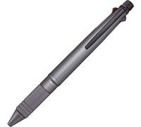 uni Jetstream 4&1 Metal Edition - Bolígrafo de 0,5 mm (negro, rojo, azul, verde) y portaminas de 0,5 mm, Gun Metallic (MSXE52000A05.43)