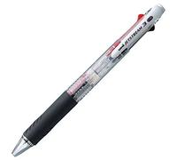 Uni Jetstream - Bolígrafo de 3 colores, tinta negra, roja, azul, 0,38 mm, transparente (SXE340038.T)
