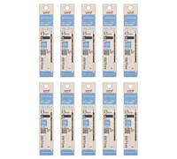 Uni Jetstream Lite - Recambio de tinta táctil, para bolígrafo multicolor, punta fina de 0,5 mm, tinta negra, SXRL8005.24, caja de 10