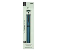 Uni Jetstream Prime Rotational Twist-Action - Bolígrafo de 3 colores, equipado con tinta Lite Touch de 0.5 mm (negro, rojo, azul), barril de metal, verde hiedra, SXE3LPR05.39