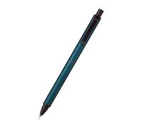 Uni Kuru Toga - Portaminas de metal, rotación automática de minas, punta fina de 0.5 mm, cuerpo totalmente metálico, azul silencioso, M5KH1P.10