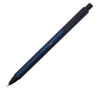 Uni Kuru Toga - Portaminas de metal, rotación automática de minas, punta fina de 0.5 mm, cuerpo totalmente metálico, azul silencioso, M5KH1P.10