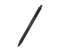 Uni Kuru Toga - Portaminas de metal, extrafino de 0,3 mm, rotación de mina de avance automático, cuerpo totalmente metálico, negro nocturno (M3KH1P.24)