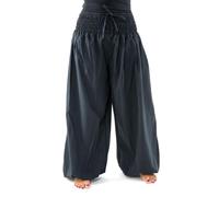 Uni Mia - Pantalón elástico holgado de mujer negro negro Talla única