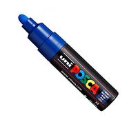 Uni Posca PC-7M - Rotuladores de pintura (tamaño grande, 4,5 a 5,5 mm, 15 colores) azul