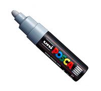 Uni Posca PC-7M - Rotuladores de pintura (tamaño grande, 4,5 a 5,5 mm, 15 colores) gris